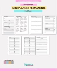 Mini Planner Permanente A6 - Imagem 5