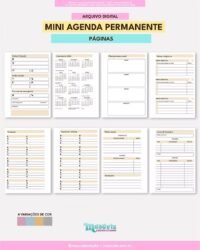 Mini Agenda Permanente A6 – 2DPP - Imagem 4