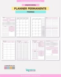 Planner Permanente A5 - Layout Vertical - Imagem 5