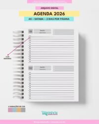Agenda Datada 2026 – A5 2DPP - Imagem 6