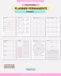 Planner Permanente A5 - Layout Vertical - Imagem 3