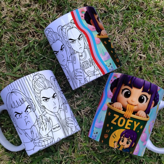 Arte Caneca Gerreiras K-POP - Imagem 7