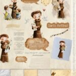 Kit Digital Ilustrações Viva Santo Antônio – Toninho (Carinas Paper)