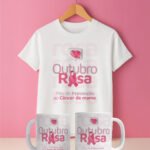 Pacote de Artes DUPLA Canecas e Camisetas Outubro Rosa V5