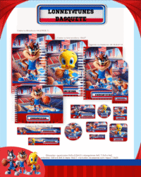 Lonney Tunes Basquete – Escolar 1.0 2026 (Pamella)