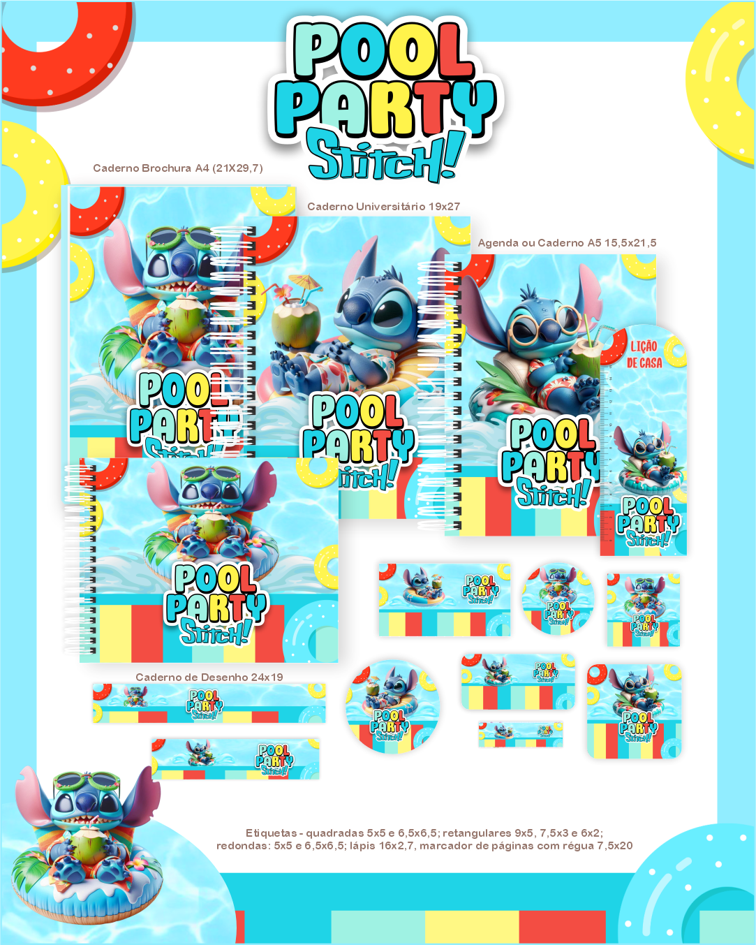 2 Stitch Pool Party – Escolar 1.0 2026 (Pamella) - Imagem 1