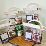 Ano Novo 2026 - 4 Porta Fotos Cubos Com Calendário