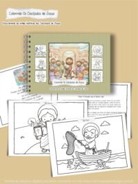 Livro de Colorir: Colorindo os Discípulos de Jesus (Carinas Paper) - Imagem 6
