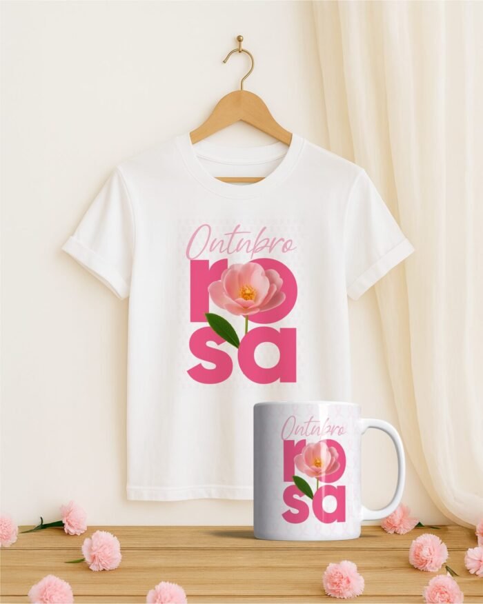 Pacote de Artes DUPLA Caneca Camisa Outubro Rosa V6 - Imagem 7