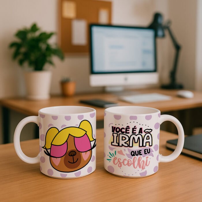 Arte Caneca Amizade, Irmã - Imagem 6