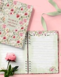 Kit 5 Capas e 5 Miolos Pautado Coleção Flores e Cores - Imagem 2