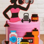 Academia Menina Fitnes - Topo de Bolo