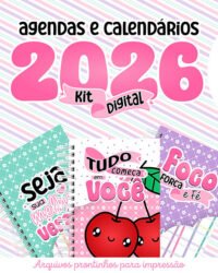 Agendas e Calendários 2026 (Candy)