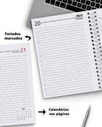 Super Combo 10 Agendas 2026 e Permanente Masculina com 5 Modelos de Capa (Bicho Papel) - Imagem 5