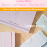 Blocos Cartonados + Planner Duo (Branco Papel)