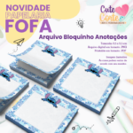Bloquinho – 95x95mm – Stitch N2 – Papelaria Fofa