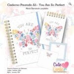 Caderno A5+Bloquinho A6 - YOU-ARE-SO-PERFECT