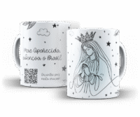 Religiosa com QR Code – Artes para Canecas - Imagem 6