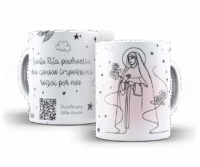 Religiosa com QR Code – Artes para Canecas - Imagem 11