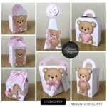 Chá de Bebê Ursinha Rosa - Kit Festa