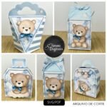 Chá de Bebê Ursinho Azul - Kit Festa