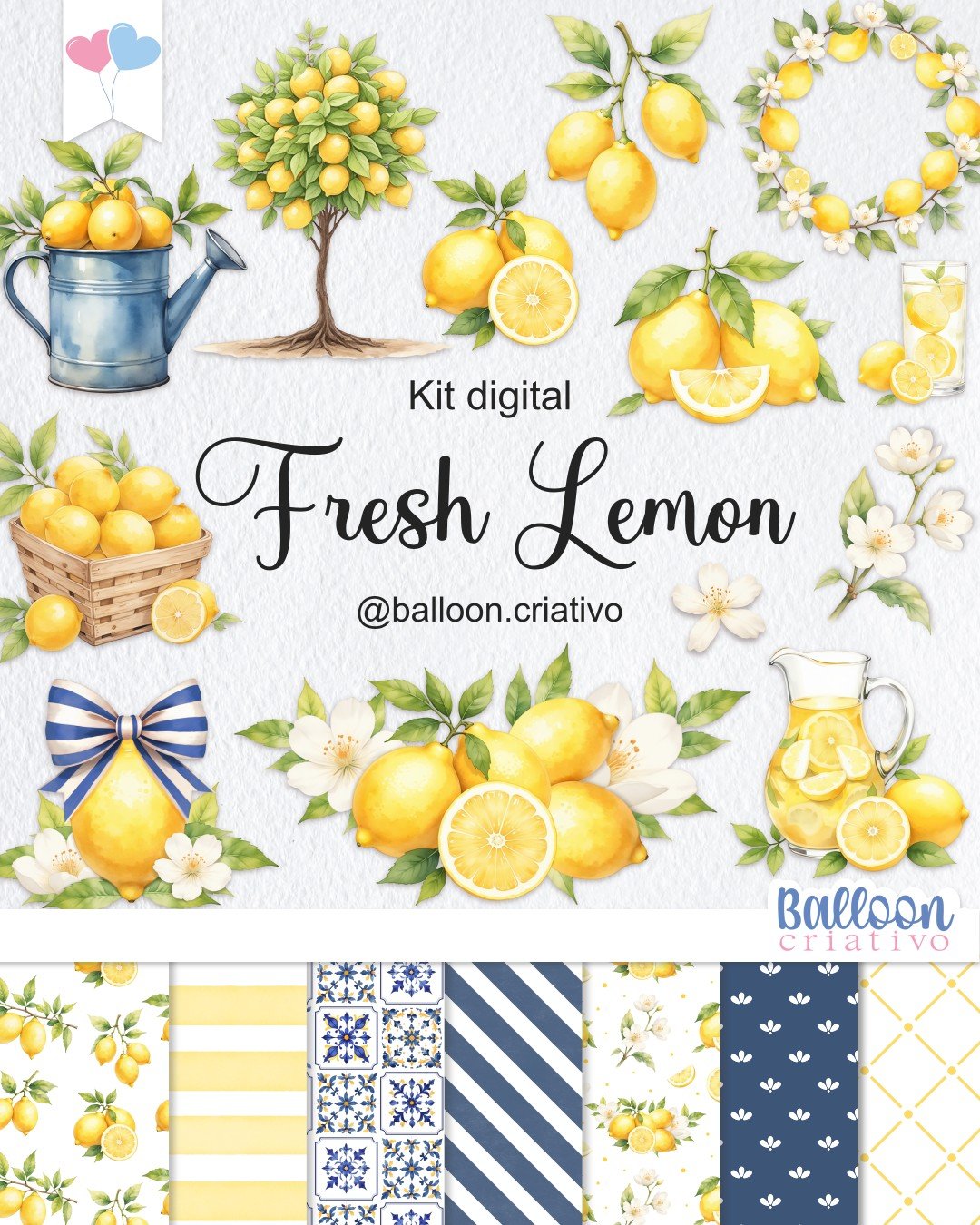 Fresh Lemon - Kit Digital Fresh Lemon - Kit Digital - Imagem 1