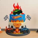 Hot Wheels Monster - Topo de Bolo