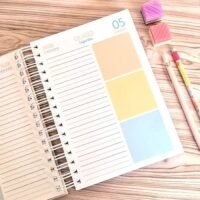 Agenda A5 – 2026 Miolos Datada e Permanente – 1DPP Floral Cute (Cute Corte) - Imagem 5