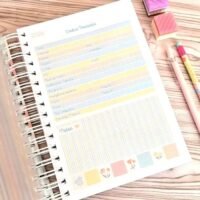 Agenda A5 – 2026 Miolos Datada e Permanente – 1DPP Floral Cute (Cute Corte) - Imagem 4