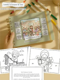Livro de Colorir: Colorindo os Discípulos de Jesus (Carinas Paper)