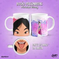 Bocão Princesas – Artes para Caneca - Imagem 20