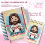 Devocional Infantil A5+Bloquinho A6 N2 (Jana Bicalho)