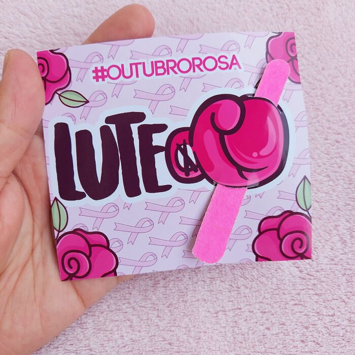 PDF Card Mini Lixa - Outubro Rosa - Imagem 1