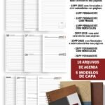 Super Combo 10 Agendas 2026 e Permanente Masculina com 5 Modelos de Capa (Bicho Papel)