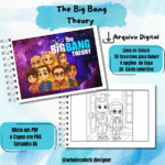 The Big Bang  Theory - Livro de Colorir