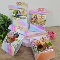 4 modelos de mini calendários de mesa meninas 2026 (Iza)