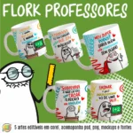 Flork Professores Irônicos – Artes para Caneca
