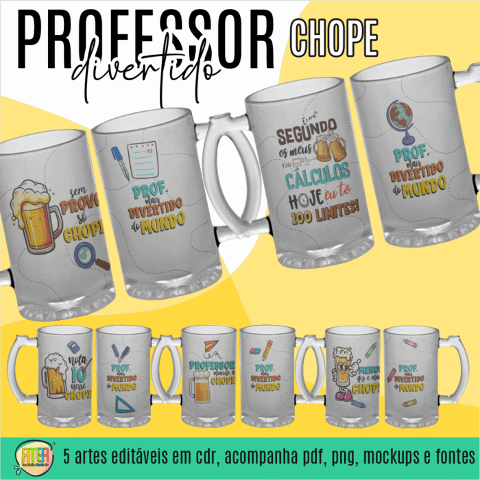 Chope Professores – Artes para Canecas - Imagem 1