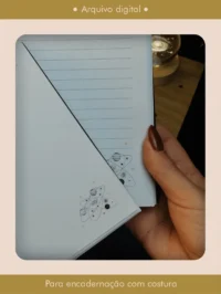 Caderno e bloquinho Costura Coleção Astros (Perfeito Miolo) - Imagem 4