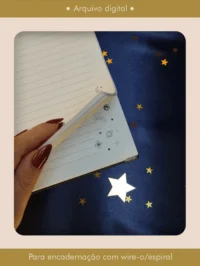 Caderno e bloquinho wire-o Coleção Astros (Perfeito Miolo) - Imagem 6