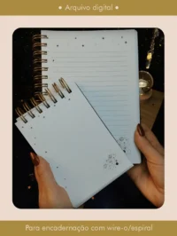 Caderno e bloquinho wire-o Coleção Astros (Perfeito Miolo) - Imagem 4