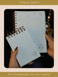 Caderno e bloquinho wire-o Coleção Astros (Perfeito Miolo) - Imagem 3