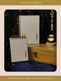 Caderno e bloquinho wire-o Coleção Astros (Perfeito Miolo) - Imagem 2