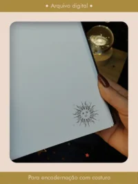 Caderno e bloquinho Costura Coleção Astros (Perfeito Miolo) - Imagem 6