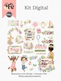 Tempo de Fé – Combo Ilustrações e Papéis (Tita) - Imagem 3
