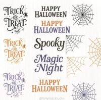 Coleção Halloween – ilustrações e papéis digitais - Imagem 5