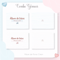 COMBO Gêmeos 10 Temas – MENINO/MENINA (Arquivos da Toke) - Imagem 15