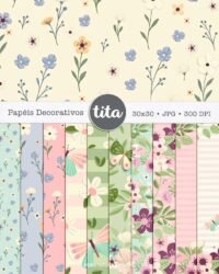 Tempo de Fé – Combo Ilustrações e Papéis (Tita) - Imagem 6
