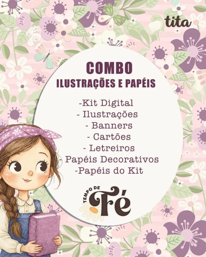 Tempo de Fé – Combo Ilustrações e Papéis (Tita) - Imagem 18