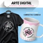 Arte Digital Avulsa de Frase: Fé